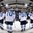 OSTRAVA, CZECH REPUBLIC - MAY 7: Team Finland enjoys their national anthem after a 4-0 win over Team Slovenia during preliminary round action at the 2015 IIHF Ice Hockey World Championship. (Photo by Richard Wolowicz/HHOF-IIHF Images)

